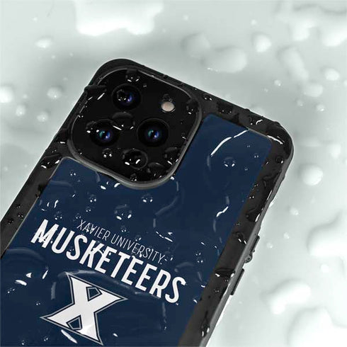 Xavier University Muskateers iPhone 15 Pro Waterproof Case